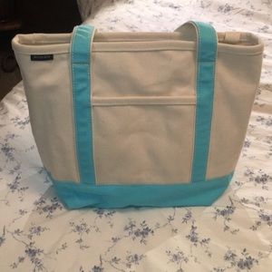 Lands end tote bag